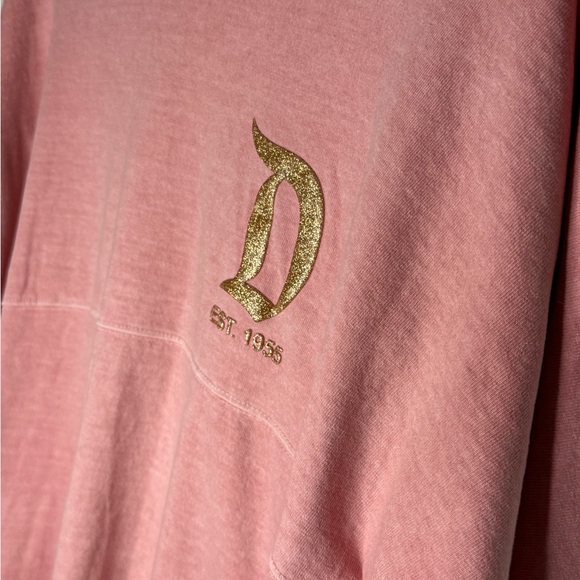 Disneyland Resort Pink & Gold Glitter Spirit Jersey Size M - Picture 6 of 6